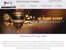 Tablet Screenshot of kylaserworks.com